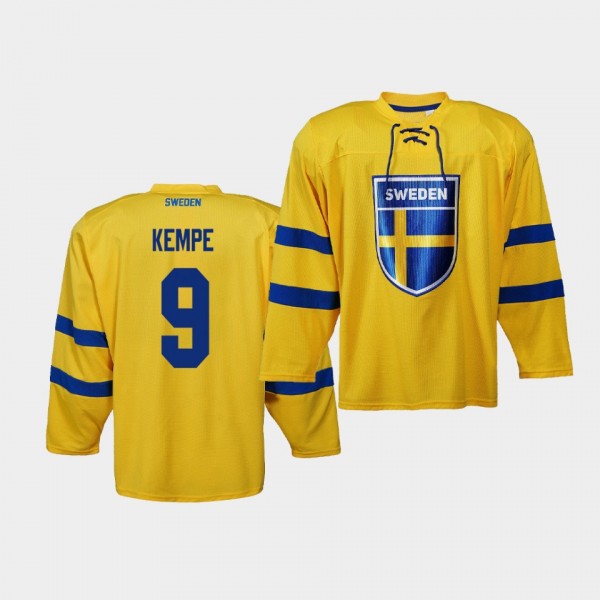 Adrian Kempe Sweden Team 2019 IIHF World Champions...