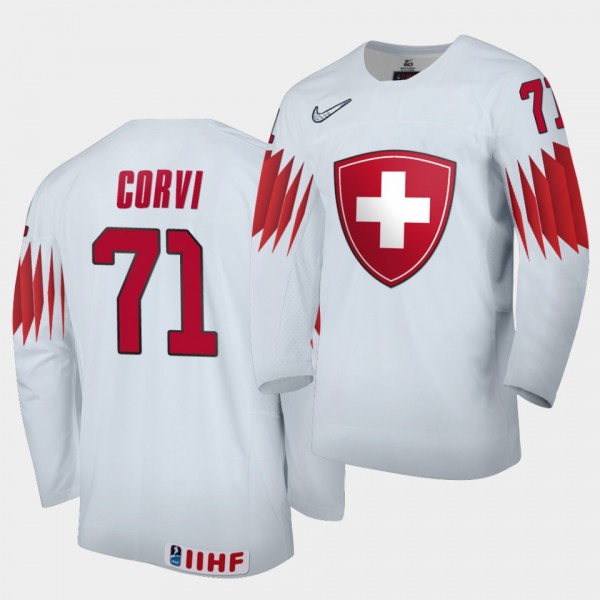 Switzerland Team Enzo Corvi 2021 IIHF World Champi...
