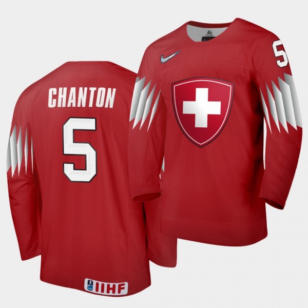 Giancarlo Chanton Switzerland 2021 IIHF World Juni...