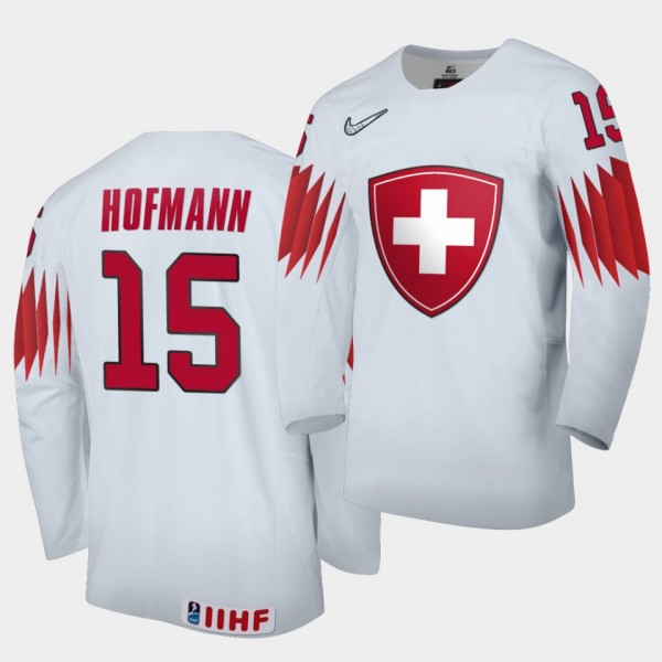 Switzerland Team Gregory Hofmann 2021 IIHF World C...