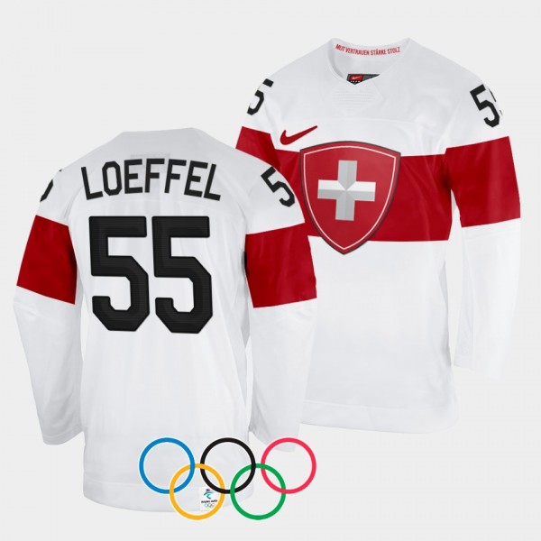 Romain Loeffel Switzerland Hockey 2022 Winter Olym...