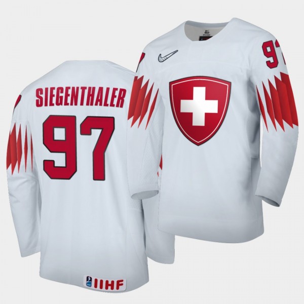 Switzerland Team Jonas Siegenthaler 2021 IIHF Worl...