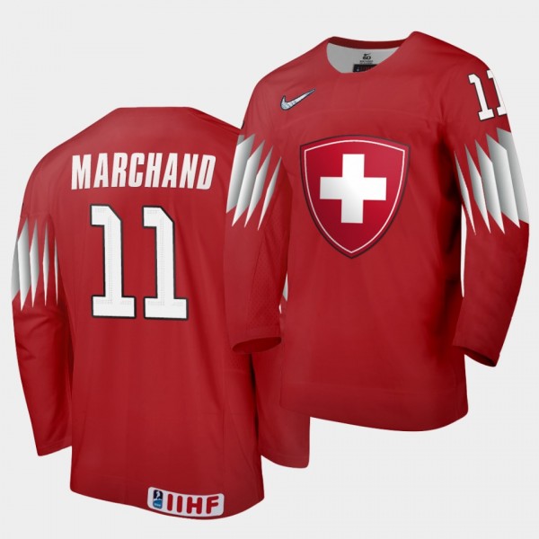 Lionel Marchand Switzerland 2021 IIHF World Junior...