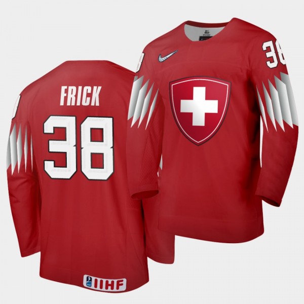 Lukas Frick Switzerland Team 2021 IIHF World Champ...