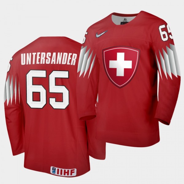 Ramon Untersander Switzerland Team 2021 IIHF World...