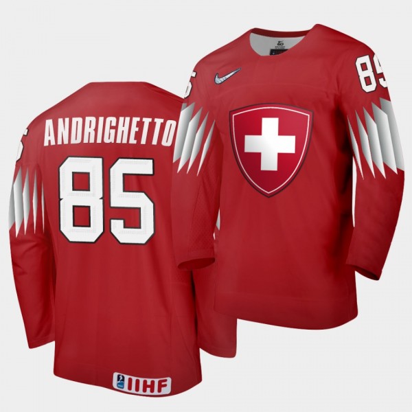 Sven Andrighetto Switzerland 2020 IIHF World Champ...