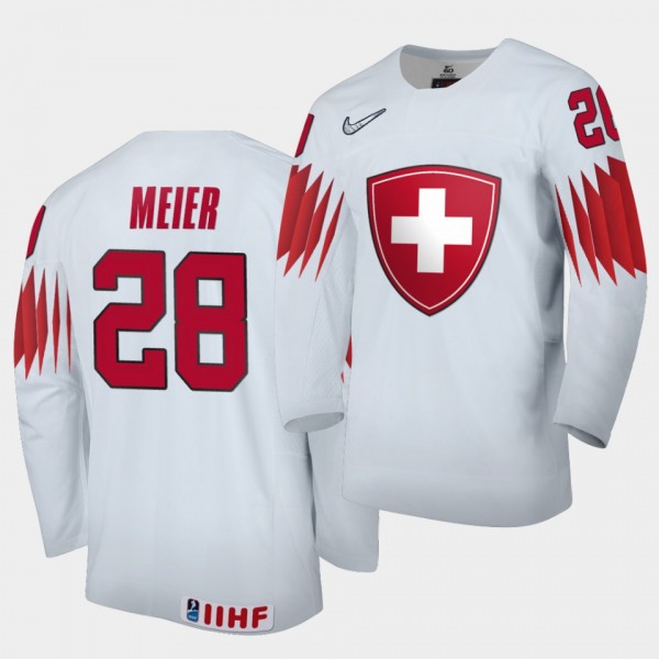 Switzerland Team Timo Meier 2021 IIHF World Champi...