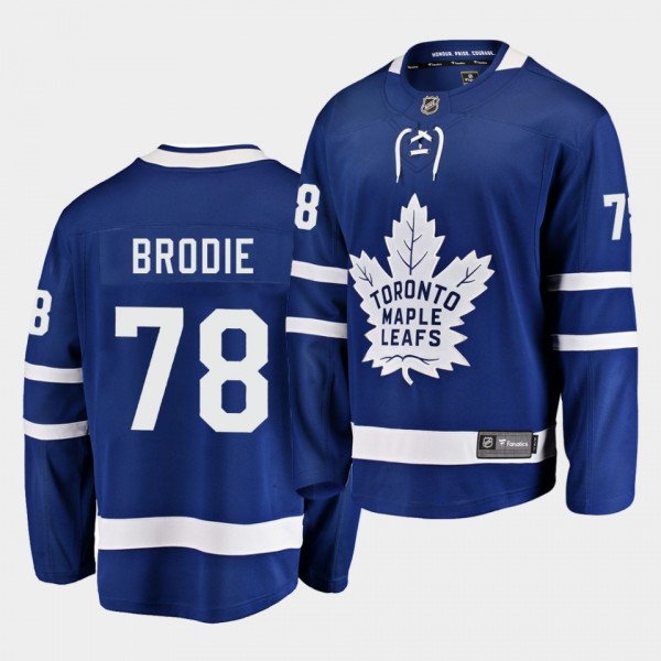 T.J. Brodie Toronto Maple Leafs 2020-21 Home Men R...