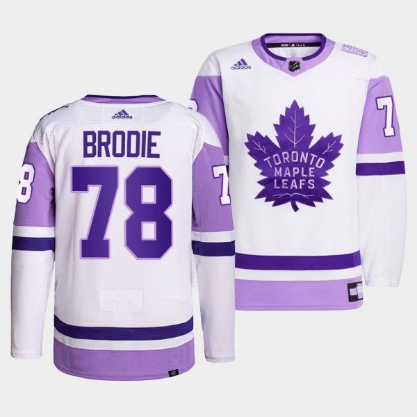 Toronto Maple Leafs T.J. Brodie 2021 HockeyFightsC...