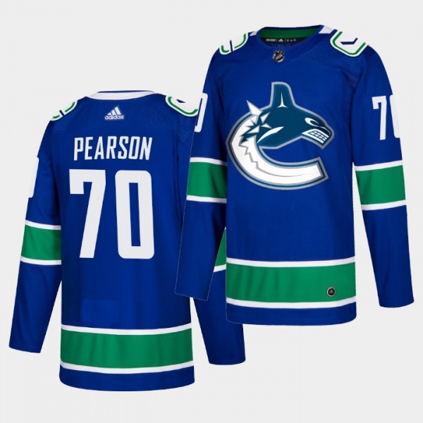 Tanner Pearson Canucks #70 Home Authentic Jersey B...