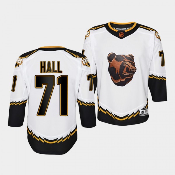 Youth Taylor Hall Bruins White Special Edition 2.0...