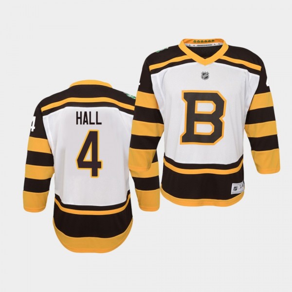 Taylor Hall Youth Jersey Bruins Alternate White 2021 Trade Jersey