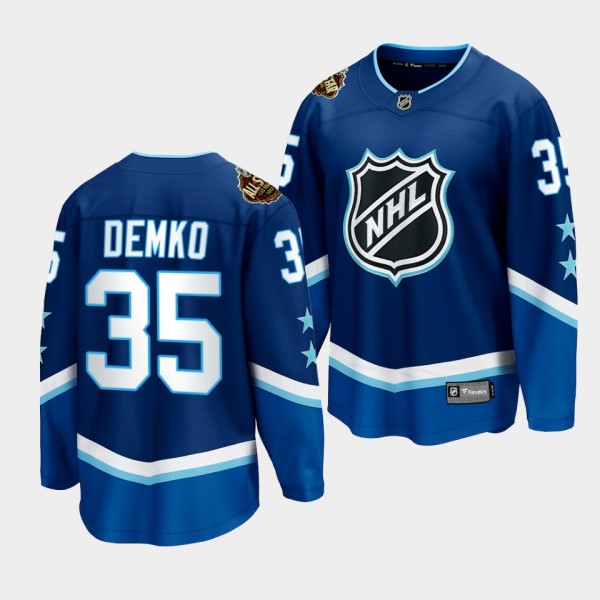 Thatcher Demko Vancouver Canucks 2022 All-Star Blue Western Conference Jersey