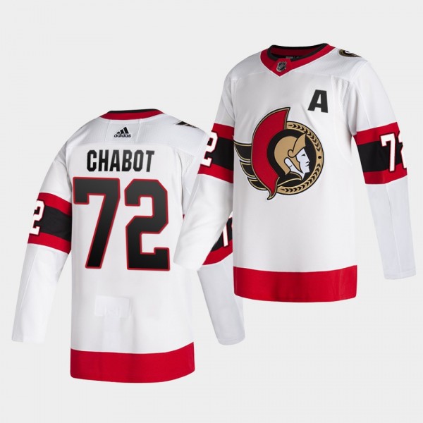 Thomas Chabot #72 Senators 2020-21 Away Authentic ...