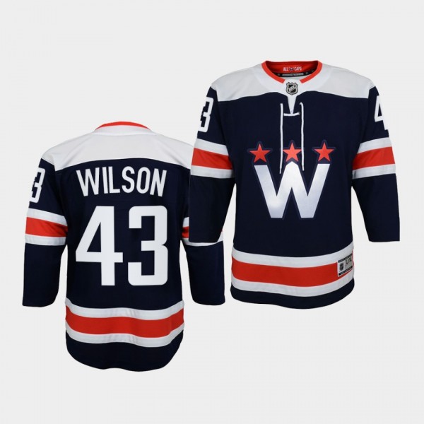 Tom Wilson Youth Jersey Capitals Alternate Navy Th...