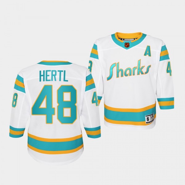 Tomas Hertl San Jose Sharks Youth Jersey 2022 Special Edition 2.0 White Replica Jersey