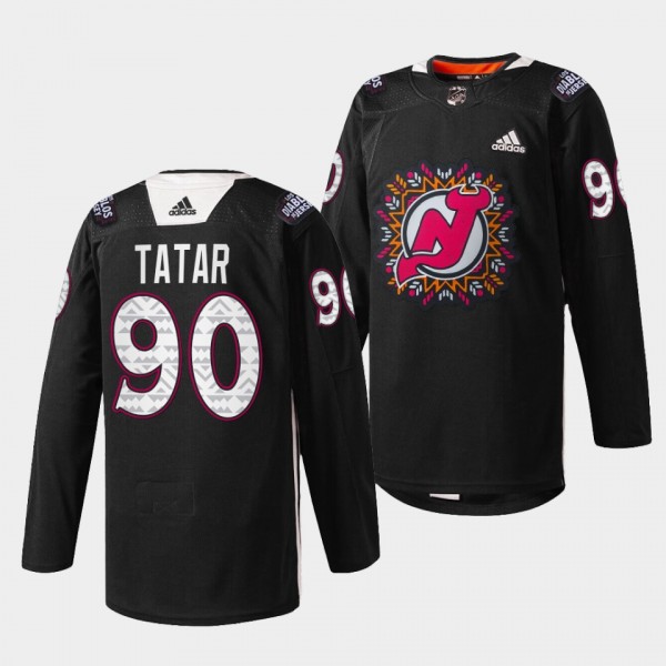 Tomas Tatar Devils #90 2022 Hispanic Heritage Nigh...