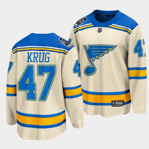 Torey Krug St. Louis Blues 2022 Winter Classic Cre...