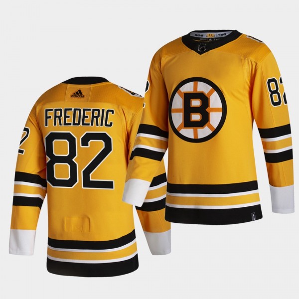 Boston Bruins 2021 Reverse Retro Trent Frederic Go...