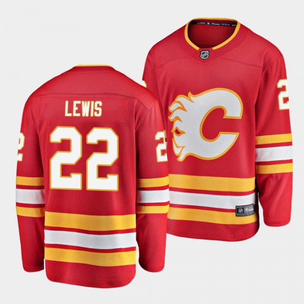 Trevor Lewis Calgary Flames 2021 Home 22 Jersey Re...