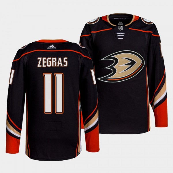 Anaheim Ducks Primegreen Authentic Trevor Zegras #11 Black Jersey Home