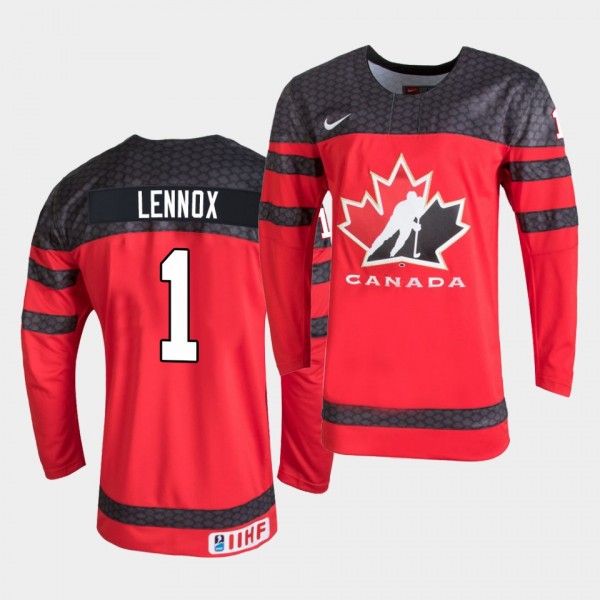 Tristan Lennox 2019 Hlinka Gretzky Cup Red Jersey