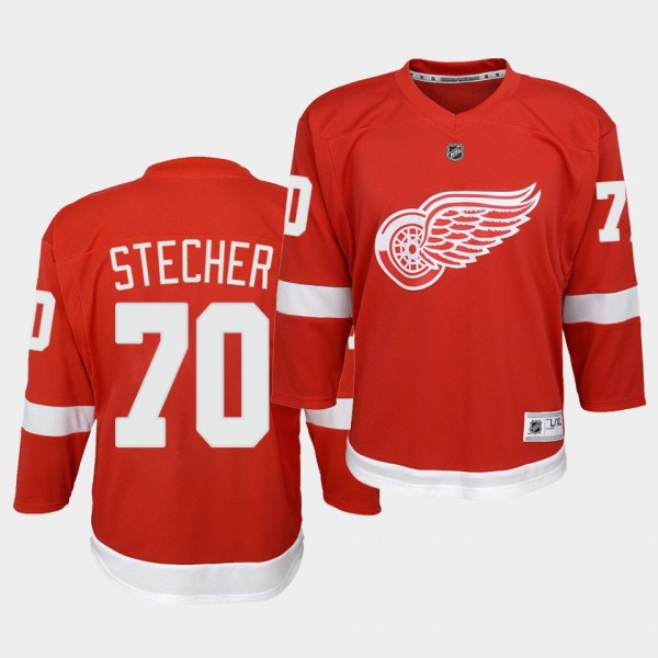 Troy Stecher Detroit Red Wings 2020-21 Home Youth Red Breakaway Player Jersey