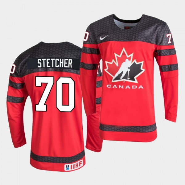 Canada Team Troy Stetcher 2021 IIHF World Champion...