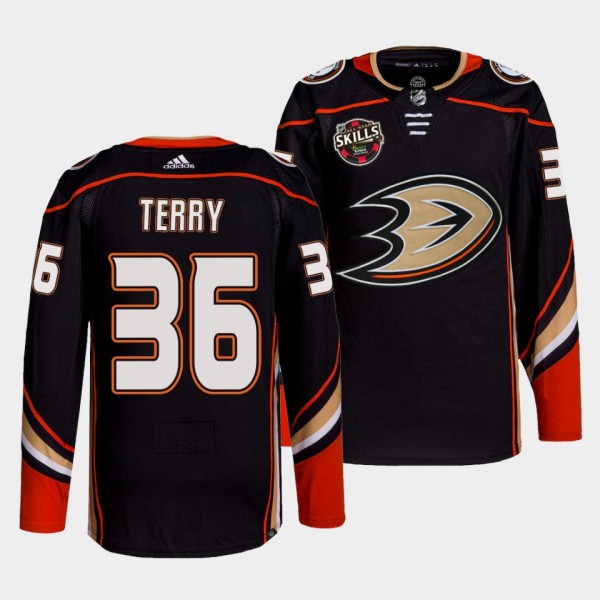 Troy Terry Ducks 2022 NHL All-Star Skills Black Jersey #36 Competition Patch