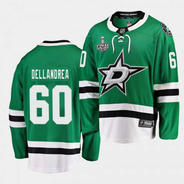 Dallas Stars Ty Dellandrea 2020 Stanley Cup Final Bound Home Player Green Jersey