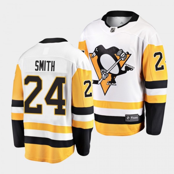 Ty Smith Pittsburgh Penguins 2022 Away White Break...