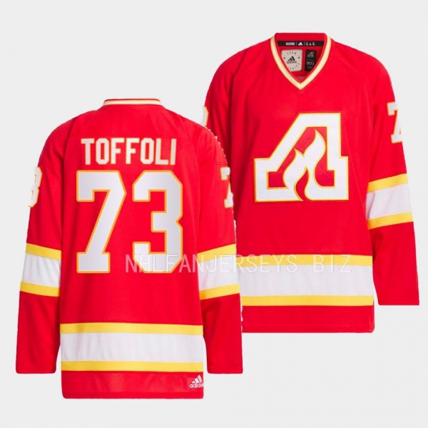 Tyler Toffoli Calgary Flames Team Classics Red #73...