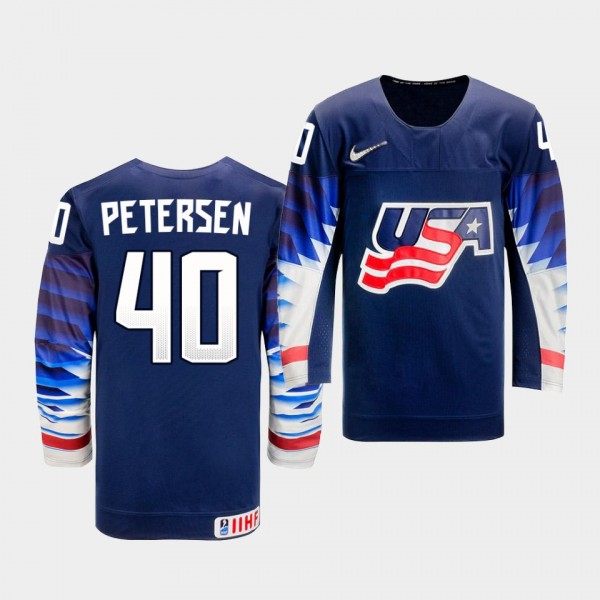 Cal Petersen USA Team 2021 IIHF World Championship...