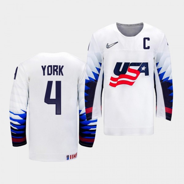 Cameron York USA Team 2021 IIHF World Junior Champ...