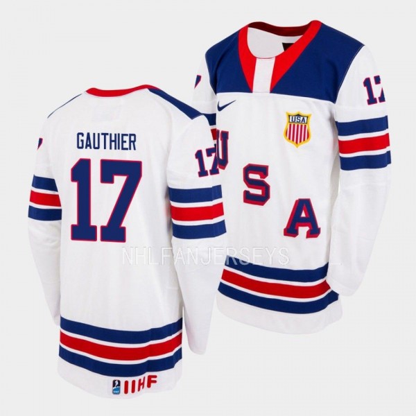 Cutter Gauthier USA 2023 IIHF World Junior Champio...