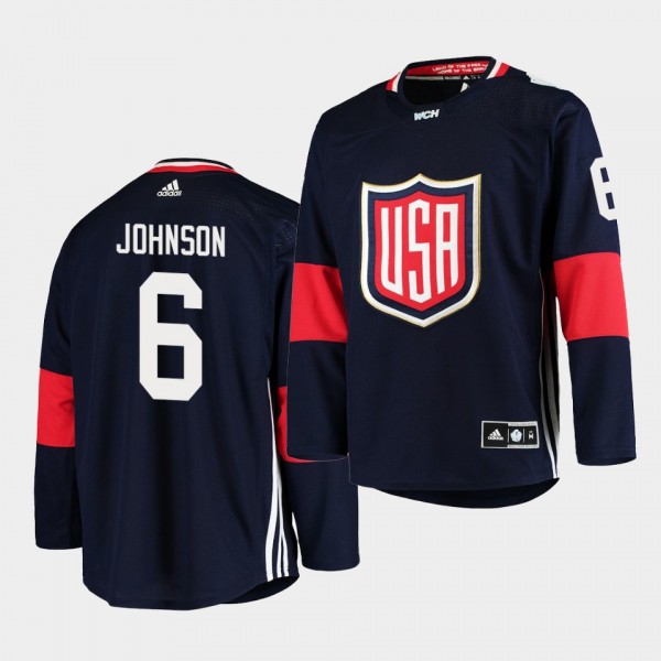 Erik Johnson USA 2016 World Cup of Hockey Authentic Navy Jersey