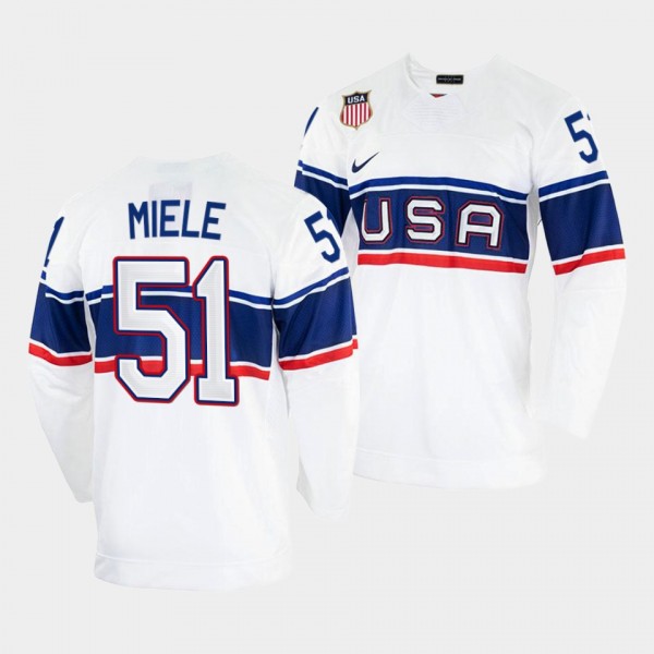 Andy Miele USA Hockey 2022 Winter Olympics Jersey ...
