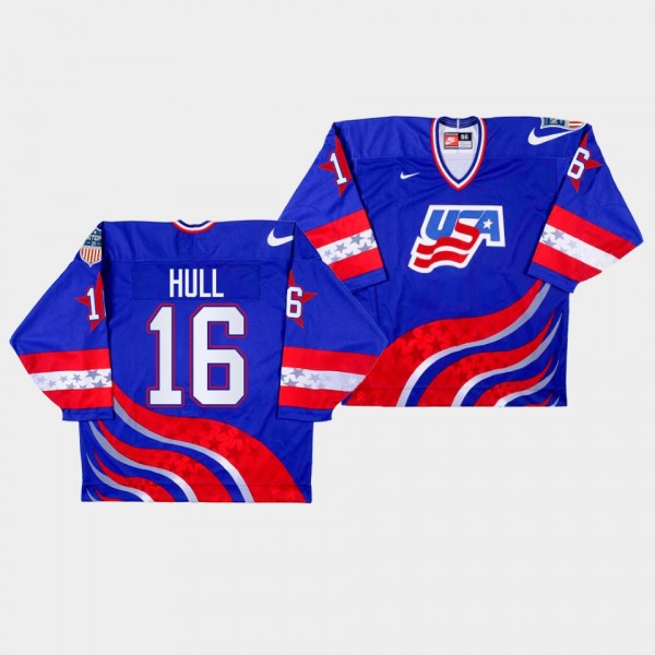 USA Hockey #16 Brett Hull NTDP 25th anniversary Ro...