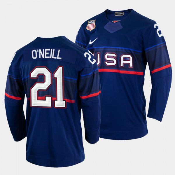 USA Hockey #21 Brian O'Neill 2022 Winter Olympics ...