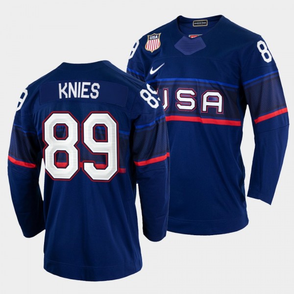 USA Hockey #89 Matthew Knies 2022 Winter Olympics ...
