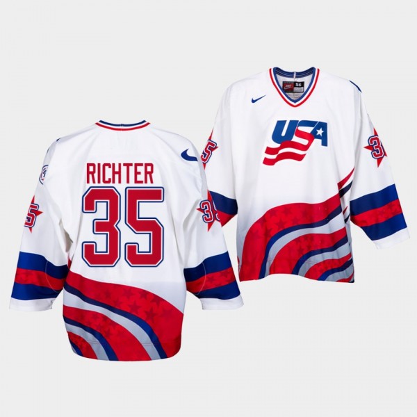 Mike Richter USA Hockey 1996 World Cup Classic Jer...