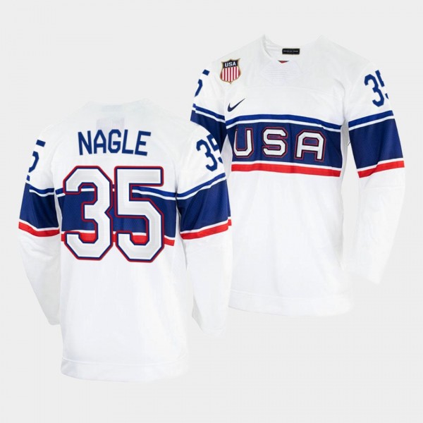 Pat Nagle USA Hockey 2022 Winter Olympics Jersey W...
