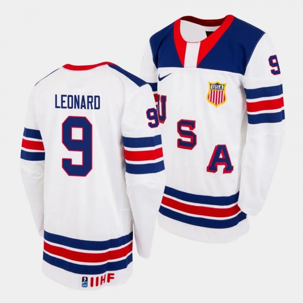 Ryan Leonard 2022 IIHF World U18 Championships USA...