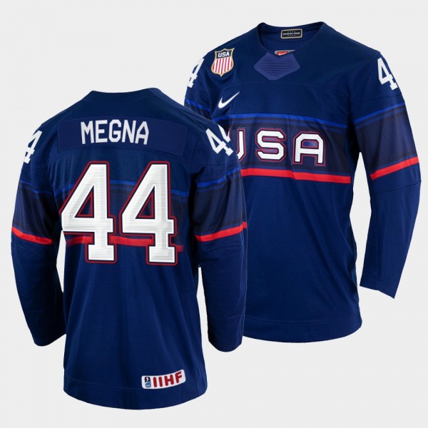 Jaycob Megna 2022 IIHF World Championship USA Hock...