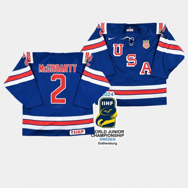 Rutger McGroarty USA Hockey 2024 IIHF World Junior...