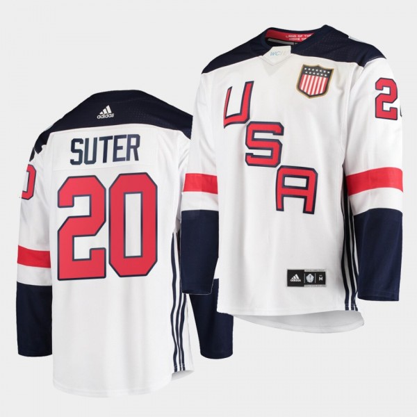 Ryan Suter USA 2016 World Cup of Hockey Jersey Premier Player White