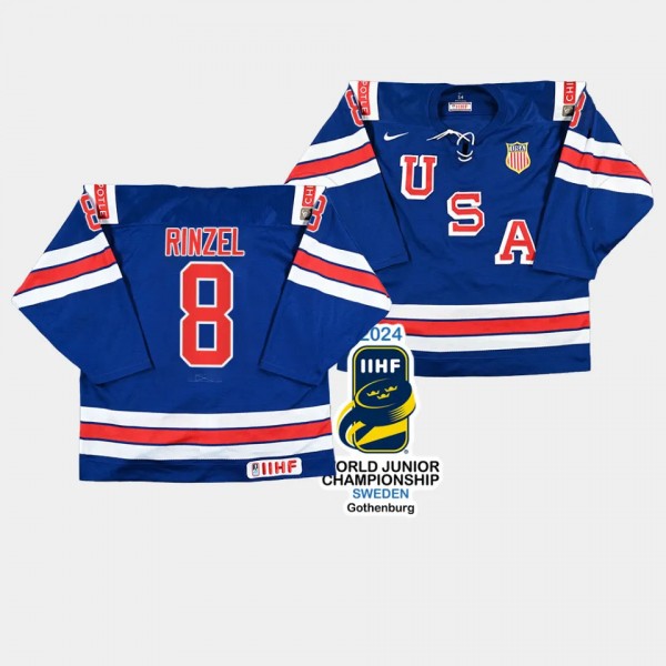 Sam Rinzel USA Hockey 2024 IIHF World Junior Champ...