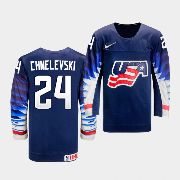 Sasha Chmelevski USA Team 2021 IIHF World Champion...