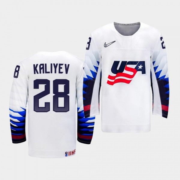 Arthur Kaliyev USA Team 2021 IIHF World Junior Cha...