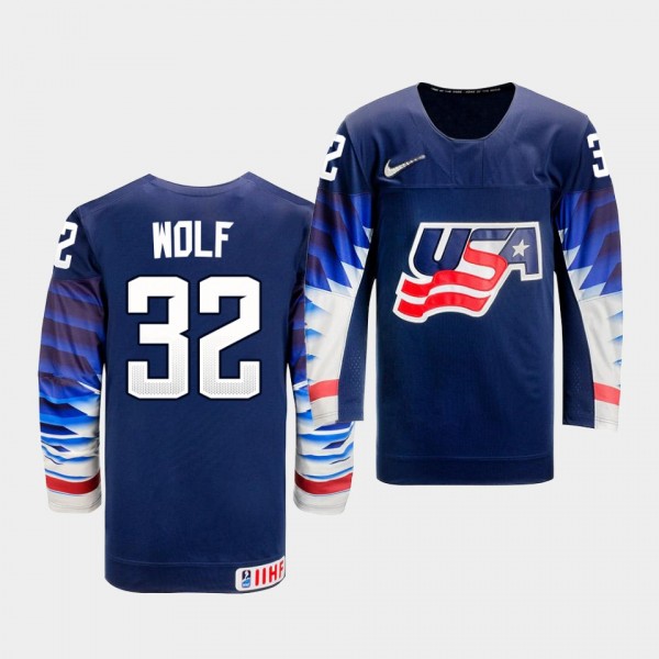 Dustin Wolf USA Team 2021 IIHF World Junior Champi...